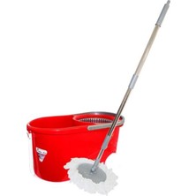 Özbience Pratik Otomatik Temizlik Seti, Döner Başlıklı Tekerlekli Full Mop