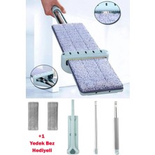 Özbience Pratik Kendinden Sıkmalı Handy Mop, Kovasız Tablet Mop ve Yedek Bez Hediyeli