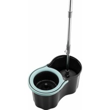 Özbience Pratik ve Hafif Microfiber Süper Mop Seti 360 Turkuaz
