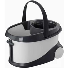 Özbience Tekerlekli Sıkmalı Temizlik Kovası ve Pedallı Mop Seti