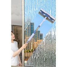 Özbience Çift Taraflı Cam Silme Aparatı ve Yedek Bez ile Temizlik Kolaylığı