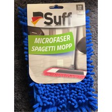 Özbience 50 cm Mikrofiber Makarna Mop Ucu, Nemli ve Kuru Temizlik Yedeği