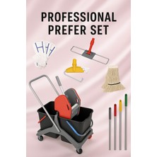 Özbience Çift Kovalı Temizlik Arabası Seti, Çok Fonksiyonlu ve Pratik Kullanım