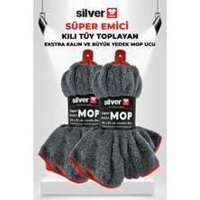 Özbience Ekstra Kalın Mikrofiber Yedek Mop Ucu, Süper Emici, Büyük ve Güçlü Toplama