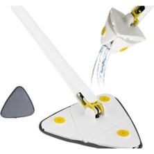 Özbience Kendinden Sıkmalı Üçgen Mop ve Yedek Mikrofiber Bezli Paspas