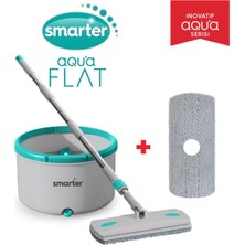 Özbience Aqua Flat Otomatik Temizlik Seti, Kirli ve Temiz Suyu Ayırıcı Paspas