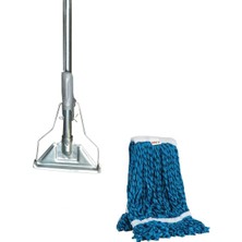 Özbience Yedek Dar Islak Mop ve Metal Sap Tutucu Seti, Pratik ve Temiz Kullanım