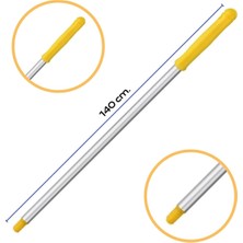 Özbience Alüminyum Eloksallı Vidalı Sap 140 Cm, Dayanıklı ve Pratik Kullanım