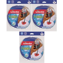 Özbience Yedek Mikrofiber Mop Paspas Ucu 3’lü Set, Turbo Temizlik Aksesuarı