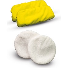 Özbience Yedek Buharlı Temizleyici Paspas Bezi 4'lü Set, Farklı Renk Seçenekleri