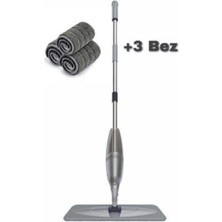 Özbience Kolay Kullanımlı Sprey Mop Seti, 1+3 Yedek Bez ile Temizlik Keyfi