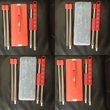 Özbience Nar Çiçeği Renkli Tablet Mop Sap Set F401 - Temizlik Kolaylığı