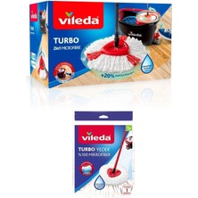 Özbience Turbo 2in1 Pedallı Temizlik Seti, Mikrofiber Yedek Paspas ile Kolay Temizlik