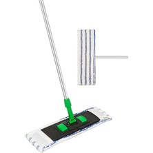 Özbience Yüksek Emicili Mikrofiber Peluş Mop Bezi 50 cm Cepli Temizlik Seti