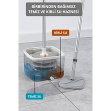 Özbience Otomatik Temizlik Seti, Temiz Su ve Kirli Suyu Ayırma, Yedek Mikrofiber Bez Hediyeli