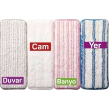 Özbience Premium Tablet Mop Spin Yedek Bezi 4'lü Set, Temizlik Için Mükemmel Seçim