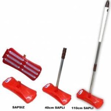 Özbience Pratik 110CM Metal Saplı Elektrikli Halı Süpürgesi, 6 Döner Fırça, Plastik Hazne