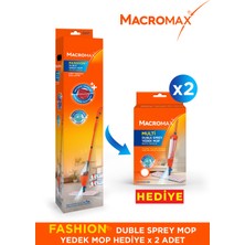 Özbience Duble Sprey Mop Çift Taraflı, Yedekli, Garantili, Yeni Nesil Temizlik Seti