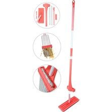 Özbience Kolay Kullanımlı Kendinden Sıkmalı Mop Seti, Turuncu Renk