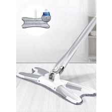 Özbience Çevre Dostu 360° Dönebilen Kendinden Sıkmalı x Mop Takım + Yedek Bez