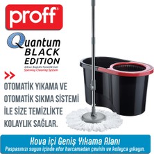 Özbience Siyah Döner Başlıklı Temizlik Seti, Çok Amaçlı ve Pratik Kullanım