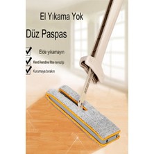 Özbience Sıkmalı Temizlik Mop, Islak ve Kuru Kullanım, Yıkanabilir, Taşınabilir