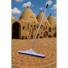 Özbience 55CM Metal Saplı Yer Çekçek ve Sileceği Temizlik Seti