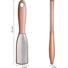 Skygo Çift Taraflı Ayak Törpüsü – Paslanmaz Çelik Nasır ve Topuk Çatlağı Törpüsü, Ergonomik Saplı, Islak/kuru Kullanıma Uygun, Ev Tipi Pedikür Ayak Ovucu