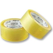 Skygo 45MM x 100 Metre Hotmelt Tutkallı Koli Bandı Şeffaf Koli Bantı Ambalaj Bandı 5 Adet