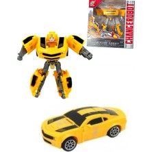 Brother Toys Oyuncak Robota ve Arabaya Dönüşen Bumble Bee Bumblebee Kutulu Kaliteli 20X19 Cm. Kutu