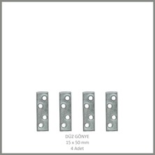 Adilon Düz Gönye, Sac Gönye, 15 x 50 mm (4 Adet)