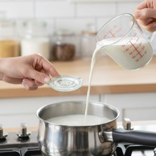 Roichil Cam Süt Kaynatma ve Taşma Önleyici Aparat – Süt Taşırmaz Güvenli Kaynatma,ısıya Dayanıklı Cam
