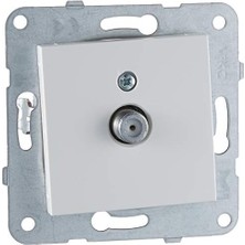 Skygo /merid Beyaz Uydu Prizi F KON-10DB Meka+Düğ/k