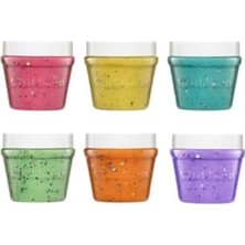 Skygo 125 gr x 6 Pastel Glitter Set 6 Adet 125 Gram Oyun Hamuru