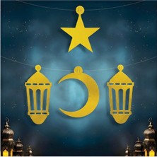 Özbience Ramazan Süsü Seti, Yıldız, Hilal ve Fener Figürlü Asmalı Dekor