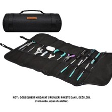 Microcase Motosiklet Bisiklet Elektrikli Araçlar ve Genel Kullanım Için Katlanabilir Portatif Alet Çantası AL5514