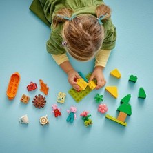 Skygo Kamp Gezisi 10452-2 Yaş ve Üzeri Kız ve Erkek Çocuklar Için Çadır, Kano, Kamp Ateşi ve 2 Figür Içeren Küçük Kas Becerileri ve Renk Eşleştirme Yaratıcı Yapım Seti (32 Parça)