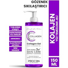 Skygo Procsın Gözenek Sıkılaştırıcı Kolajen Yüz Temizleme Jeli, Derinlemesine Temizlik & Cilt Sıkılaştırıcı, Günlük Kullanım, 150 ml