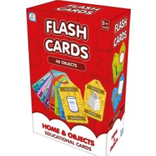 Skygo Ev ve Nesneler, 48 Parça Türkçe-Ingilizce Eğitim Kartları, 3+ Yaş