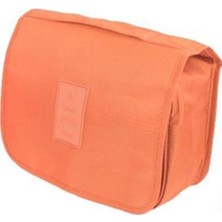 Skygo Ecoform Su Geçirmez Organizer Askılı Seyahat Kozmetik Makyaj Çantası Turuncu