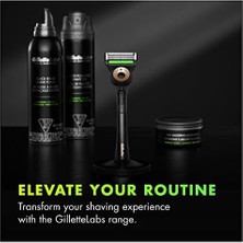 Skygo Labs Peeling Çubuklu Tıraş Seti - 2 Yedek Bıçak, Manyetik Stand, Siyah/altın