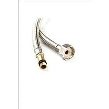 Skygo Uyumlu Paslanmaz Tel Örgülü Batarya Bağlantısı Flexıble Batarya Bağlantı Hortumu 3/8*M12 (2 Adet) 50 cm