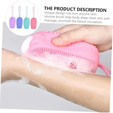 Skygo Süngerli Silikon Banyo Kesesi, Silikon Peeling Lifi, Köpürtücü Silikon Banyo Kese