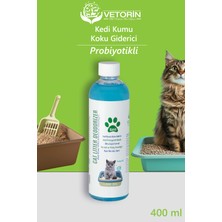 Kedi Kumu Koku Giderici Probiyotikli 400 ml – Vetorin Cat Litter Deodorizer