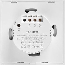 Skygo -TX-T0EU2C-AKILLI Ev Wi-Fi Işık Anahtarı -Alexa (Yeni Versiyon)