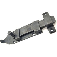 Vice Avm Antika Tarz Dekoratif Pirinç Yassı Kapı Sürgüsü - 35x145 mm, Oksit TG-V 5528