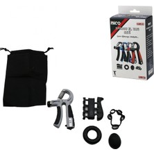 Marsilyan 5pcs El Spor Aletleri Seti El Yayı - Halka - Yumurta - Geçmeli Parmaklık - Yaylı Parmaklık (4887)