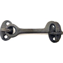 Vice Avm Antika Tarz Dekoratif Pirinç Çengeli - 8,5cm, Oksit TG-V 5523