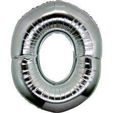 Marsilyan O Harf Folyo Balon Gümüş Renk 40 Inç