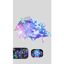 Astraltech 5 Metre Şeffaf Kablo LED Peri Işığı 50 Ampullü Dekoratif LED